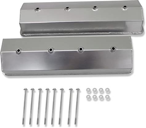 fabricated aluminum center bolt valve covers|350 valve covers center bolt.